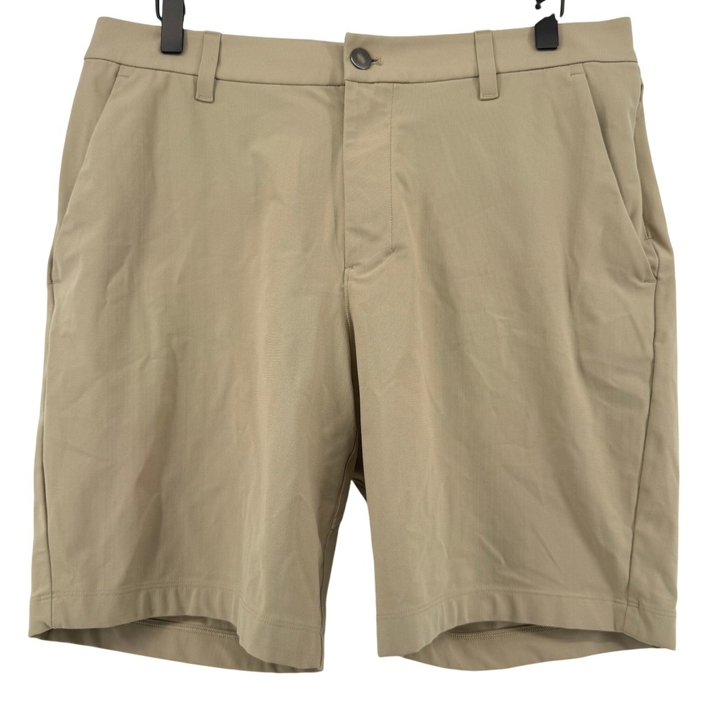 Lululemon Lululemon ABC Classic-Fit Short 9" Warpstreme Khaki Men 32 Golf M7BMIS